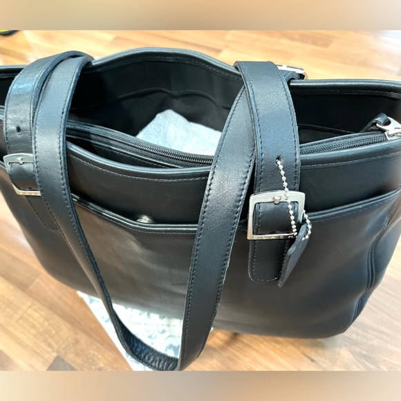 VINTAGE COACH CHELSEA TOTE, BLACK No. 6006 - Picture 11 of 15